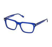 PLASTIC OPT FRAME STING - MAT: Cellulose acetate_C: TRANSPARENT BLUE D: 145x18 / Male Cura della persona e salute