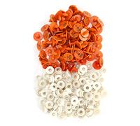 Plastic Rabbit Ear Tag Set, 100Pcs Numbered Animal Identification Tags