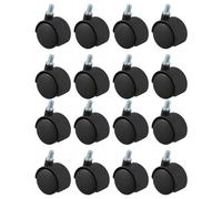 Plastic Ruota Girevole Con Perno Da 8 mm Stelo Da 1.5 Pollici Dia Wheel 16 4067