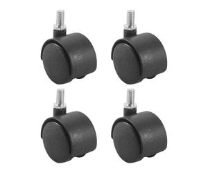 Plastic Ruota Girevole Con Perno Da 8 Mm Stelo Da 1.5 Pollici Dia Wheel 4 P7108