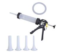 Plastic Sausage Maker Sausages Making Tool Stuffing Machine Manual Meat Stuffer With 4 Funnel Portable Salami Maker Sausage Stuffer For Family