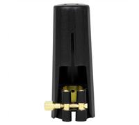 Plastic Saxophone Mouthpiece Cap & Leather Ligature Clip | For Alto/Tenor/Soprano , Metal Fastener Kit