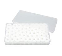 Plastic Sewing Machine Bobbins, 100pcs con Bordi Lucidi e, Portatili e Resistenti per Cucito Domestico - Facili da Infilare, Compatibili con Macchine da Cucire Piane