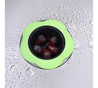 Plastic Sink Strainer with Fast Drain Design (GREEN) | Materiale TPR, antimuffa, facile da pulire, ampiamente utilizzato nelle cucine