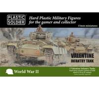Plastic soldier WW2V15034 Inglese Valentine Serbatoio 5 Modelli Kit 15mm Scala