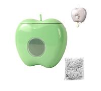 Plastic Wrap Storage Box, Plastic Wrap Dispenser , Cling Film Cover Cling Bag Box, Multifunctional Plastic Wall-mounted Kitchen Storage, Punch-free Large Capacity Plastic Wrap Storage Box (Green)