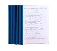 Plastica A4 Rapporto Copertina,A4 Copertine Per Rilegatura,Cartella Di File Con Barra Scorrevole,10 Fogli Copertina Per Report Con Clip,Plastica Documento Copertine Rilegatura Cartella Di File,Blu