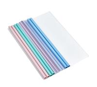 Plastica A4 Rapporto Copertina,Cartella di File con Barra Scorrevole,Copertine Rilegatura per Report,Copertine per Rilegatura,Plastica Copertine per Rilegatura,Plastica Documento Copertine,10PCS