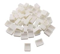 Plastica Acquerello Tavolozza,100pcs Pentole per acquerelli vuote Scatolar Colori Gouache Guazzo Vernice Dell'acquerello Contenitori, Pittura Usato per Olio Watercolor Vaschette Pallet(Padella Metà)