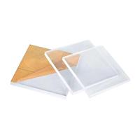 Plastica acrilica trasparente. Confezione da 3 blocchi espositivi in fogli acrilici di diverse dimensioni, spessore 1,5 mm, for cornici for documenti(29.7Cm*42Cm)