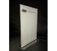Plastica Acrilico perspex Porta Menù Display Volantino Stand A3 A4 A5 A6 DL