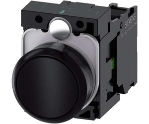 Plastica anteriore a pressione Siemens Plastica, operatore Black Flat Sirius Act 3SU1100-0AB10-1BA0 1 St. (3SU1100-0AB10-1BA0) NEW