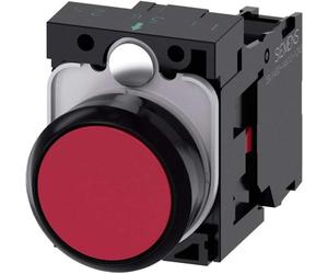 Plastica anteriore del pulsante di stampa Siemens, operatore rosso sirius ACT 3SU1100-0AB20-1CA0 1 St. (3SU1100-0AB20-1CA0) NEW