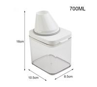 Plastica Bucato Lavatoi Polvere Container-Soap Detergenti Conservazione Box Lid