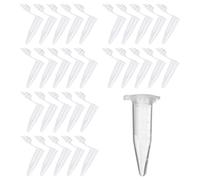 Plastica Centrifuga Provetta,Micro Provette per Centrifughe,30 Pezzi Tubo per Centrifuga,1,5ml con Tappo Piatto,Conical Centrifuge Tubes,per Laboratori