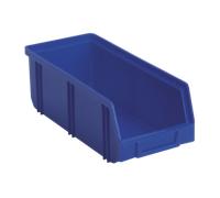Plastica Conservazione Bin Profondo 105 x 240 x 85mm - Blu Confezione Di 28 -