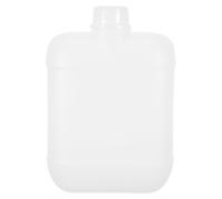 Plastica Contenitore Chimico con Tappo a Vite da 5 Litri Quadrato | Riutilizzabile, Chiusura Ermetica Anti Perdita, Trasparente, per Stoccaggio e Lavoro Sul Campo, 26, 5x19, 5x18, 5cm