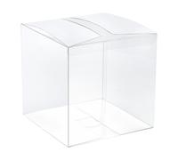 Plastica Dettaglio Scatole 150x150x150mm Scatola con Protezione Pellicola 6pz