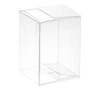 Plastica Dettaglio Scatole 50x50x70mm Scatola con Protezione Pellicola 20pz