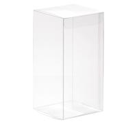 Plastica Dettaglio Scatole 60x60x120mm Scatola con Protezione Pellicola 30pz