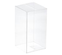 Plastica Dettaglio Scatole 80x80x150mm Scatola con Pellicola Protettiva 15pz