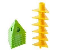 Plastica Dipinto Stand per Elevating Sicuro Hexahedron Stand