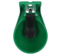 Plastica e Ferro Ciotola Automatica per Bestiame, Verde | Valvola a Tocco, Design ad Arco, per Bovini e Suini in Stalle o Aree Aperte