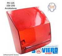Plastica Fanalino Siem Posteriore Rossa Vespa PX 125 150 200 Arcobaleno