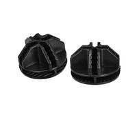 Plastica Filo Cubo Connettori,36x23mm Rotondo Griglia Fibbia Fermaglio,Nero,40pz