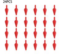Plastica Freccia Impennaggio Scocche Congiunto Vane 8mm Albero Tiro Caccia Rosso