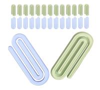 Plastica Graffette Decorative Piccole 50 Pezzi | Clip Leggere per Pagine di Planner e Scrapbook, Forma Simpatica, Utili per Ordine Documenti
