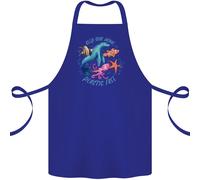 Plastica Gratis Ambiente Cambiamento Octopus Oceano Pesci Cotone Grembiule 100%