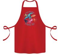 Plastica Gratis Ambiente Cambiamento Octopus Oceano Pesci Cotone Grembiule 100%