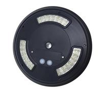 Plastica Luce Solare per Asta Bandiera Nero 42 LED Esterno | Illuminazione Resistente alle Intemperie, Ampia Copertura Luminosa, per Bandiere e Pali, 3,7 V 3 W