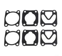 Plastica nera del corredo 2Set della guarnizione della piastra della | Distanza tra i fori precisa di 48 x 62 mm, corrisponde alle specifiche OEM, riduce le vibrazioni, prestazioni stabili