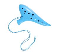 Plastica Ocarina Blu a 12 Fori per Principianti e Ragazzo Ragazza | Finitura Lucida, Design Ergonomico, Facile da Pulire, per Scuola e Prime Lezioni Musicali Colore Casuale