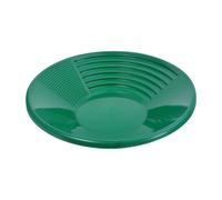 Plastica Padella per Lavaggio Oro con Setaccio Integrato Portatile Verde | Scanalature Profonde, Separazione con Acqua, per Cercatori Hobbisti, Uso All'aperto su Ghiaia