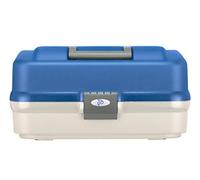 Plastica Panaro - Valigetta Pesca 145 Bianco e Blu per Trasportare, Proteggere e Organizzare l'Attrezzatura da Pesca, Dimensioni Esterne 396 x 235 x H203 mm