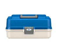 Plastica Panaro - Valigetta Pesca 149 Bianca e Blu per Trasportare, Proteggere e Organizzare l'Attrezzatura da Pesca, Dimensioni Esterne 370 x 227 x H197 mm