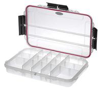 Plastica Panaro Valigetta Pesca MAX003T, per Trasportare, Proteggere e Organizzare l'Attrezzatura, Trasparente, Dimensioni Esterne 350 x 230 x H59 mm