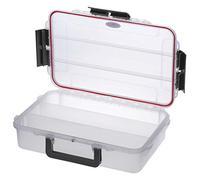 Plastica Panaro Valigetta Pesca MAX004T, per Trasportare, Proteggere e Organizzare l'Attrezzatura, Trasparente, Dimensioni Esterne 350 x 230 x H86 mm