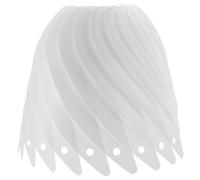 Plastica Paralume Bianco Stile Moderno per Lampade a soffitto | Diffusione della Luce, Struttura Stabile, da Assemblare, per Bar Ristorante e Gestione Locazioni