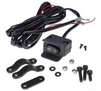 Plastica per argano Linea di Controllo per WARN A2500 UTV Plastica per | Per una struttura in plastica resistente, finitura nera, supporto diretto a 12 V, nessun adattatore necessario