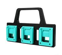 Plastica per batteria Holder Organizer Rack con slot antiscivolo per Dayi per A3 Power Tool Batterie Custodia sicura Blu 1 Pacco (D)