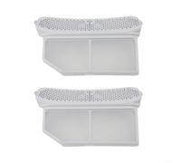 Plastica per trappola di lanugine di ricambio per Bosch per avantixx per | Compatibile con Bosch per Avantixx, per Logixx, realizzato in plastica bianca resistente, larghezza 318 mm