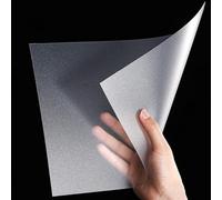 Plastica PP satinata 500×600mm Pannelli in polipropilene traslucido 0.3mm-2mm di spessore Lastre traslucide Pannelli opachi per modelli di artigianato fai da(Thick:1.5mm)