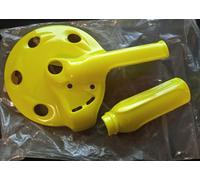 PLASTICA PROTEZIONE DISCO COPRI DISCO ACER prilia Rally 50 NUOVO GIALLO