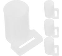 Plastica Punte Pali Zanzariera per Pezzi Bianca 4 | Coperture per Estremità, Riutilizzabili e Leggere, Installazione Pratica, Alta Adattabilità per Rete e Letto