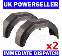 Plastica Rimorchio Parafango Suit 20.3cm 25.4cm Ruota x2