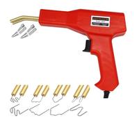 Plastica Saldatrice Kit di riparazione paraurti auto da 150 W, saldatrice a caldo per plastica, macchina per la riparazione di saldature, pistola per saldatura(Set2)